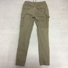 H&M Trousers Mens 28x29 Beige Khaki Cargo Pockets Slim Jogger Army W28 L29