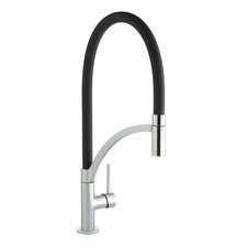 Cookology GIGLIO/CHR-BK Giglio Pull Out Kitchen Tap - Chrome Black