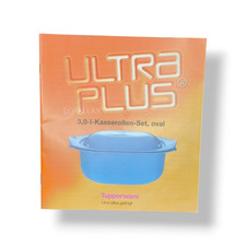 TUPPERWARE REZEPTHEFT ULTRA-PLUS KASSEROLLE 3,0 L