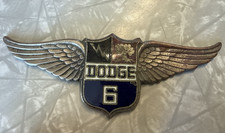 1928 1929 Dodge 6 Radiator Emblem Dodge Brothers Victory Six Automobile Badge 1928 1929 Dodge 6 Radiator Emblem Dodge Brothers Victory Six Automobile Badge