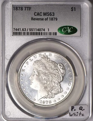 1879 Grade MS 63 Morgan US Dollars for sale | eBay