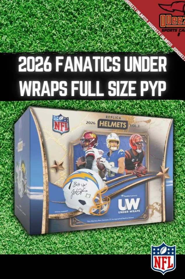 2026 Fanatics Under Wraps Full Size Helmet PYP #2049
