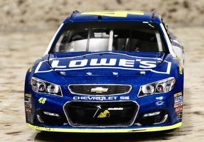 #ad 2017 #48 Jimmie Johnson Lowe#x27;s SS Bristol Race Win 1:24 Diecast Action Platinum $168.00