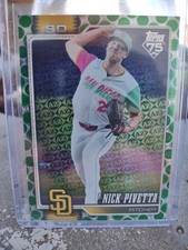 2026 Topps 75 Nick Pivetta Green /99 San Diego Padres Series 1