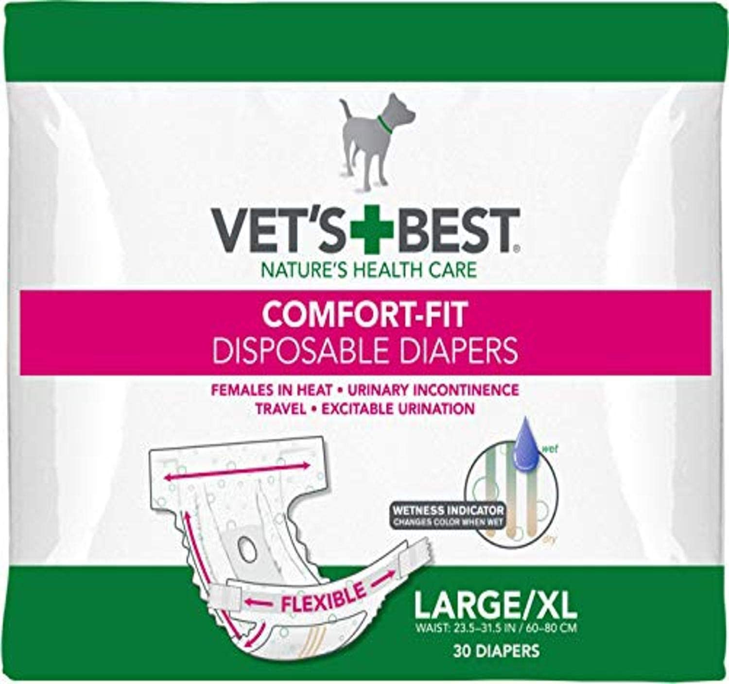 Vets Best Pannolini Cani Femmina 12/30pz: Stop Perdite Ora!