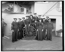 USS New York,gun crew,anniversary,Battle,Santiago,American Cruisers,ships,1899