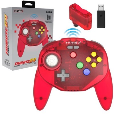 Retro-Bit Tribute64 2.4Ghz Wireless Controlle (Not Machine Spacific) (UK IMPORT)
