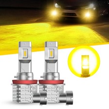 AUXITO H8 H11 Golden Yellow 20000LM LED Fog Light Bulbs High Power Combo 2PCS
