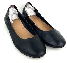 Vionic Alexa Black Ballet Flats Leather Womens Size 9