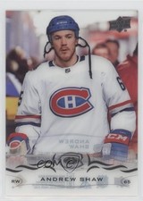2018-19 Upper Deck Clear Cut Andrew Shaw #97 2o7
