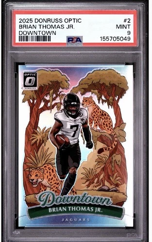2025 Donruss Optic Brian Thomas Jr. Base (RAW)
