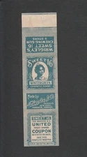 Advertising chewing gum wrapper label --- WRIGLEY'S SWEET 16 - UPSC Chicago 1922