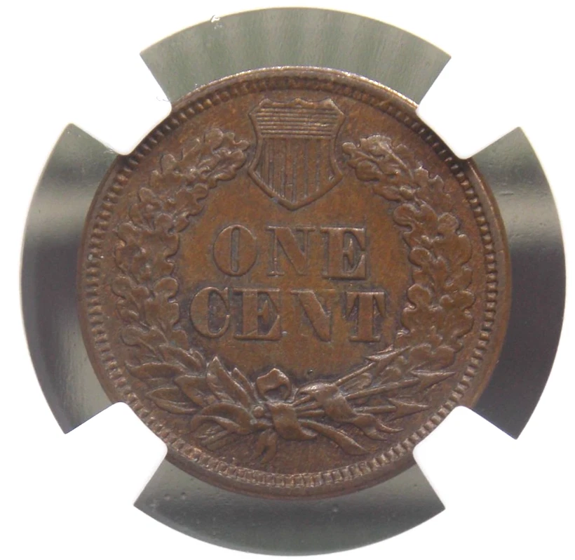 1864/1864 "L" Indian Head Cent FS-2301 1c NGC MS62 BN #002 Unc ECC&C, Inc. - Image 2 of 4