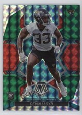 2022 Panini Mosaic Rookies Choice Red and Green Prizm Devin Lloyd #375 6k2