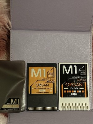 Korg M1 Organ Expansion Card Set – MSC-09 PCM + MPC-09 Program