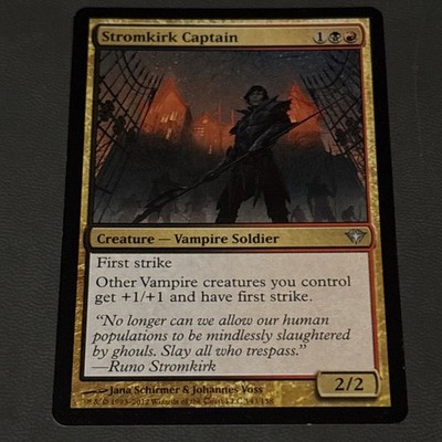 Stromkirk Captain Dark Ascension MTG  Lightly Played Free Shipping 