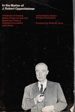 In the Matter of J. Robert Oppenheimer: Transcript of hearing before personnel s