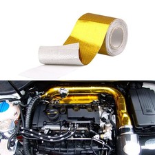 Sporacingrts 2" X32.8' 10M Gold Adhesive Backed Heat Barrier Tape,Glassfiber He