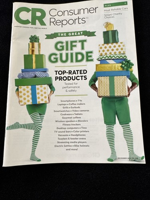 #ad #ad 2016 December Consumer Reports Magazine Gift Guide MH681 $12.00
