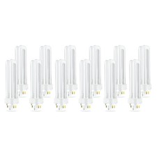  12 Pack PLC-18W 827 G24q-2 4 Pin Compact Fluorescent Light Bulb 18W Replaces S
