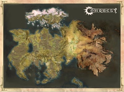 Conquest, Cloth Map of E? (PBW1037) 80 x 120cm
