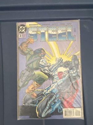 Vintage DC Comics Steel #2 1994 Superman John Henry Irons Comic Book Collectible