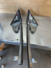 95-98 240sx S14 PAIR  WINDOW TRACKS GUIDE BAR MIRROR MOUNTING BRACKETS OEM