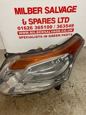 CITROEN C3 PICASSO  11 PLATE N/S PASSENGER SIDE HEADLIGHT LAMP