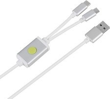 Deep Flash Cable Edl for White TPE Open Port