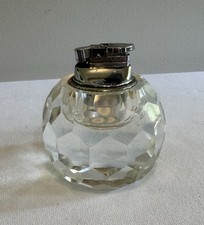 Heavy Crystal Glass Gas Automatic Table lighter
