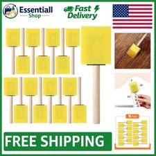 16-Pack of 2-Inch Yellow Foam Paint Brushes for Effortless Painting  Staining
