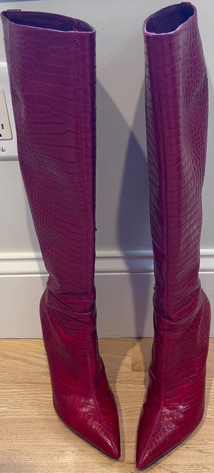 Botas Sam Edelman para mujer punta hasta la rodilla con cremallera - Usadas Foto 4 de 4