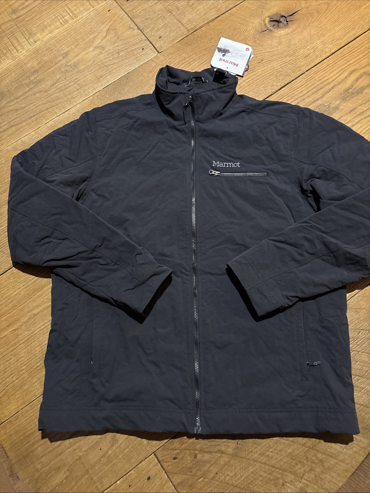 Marmot Central Mens XXL Black Insulated Full Zip Jacket 8376