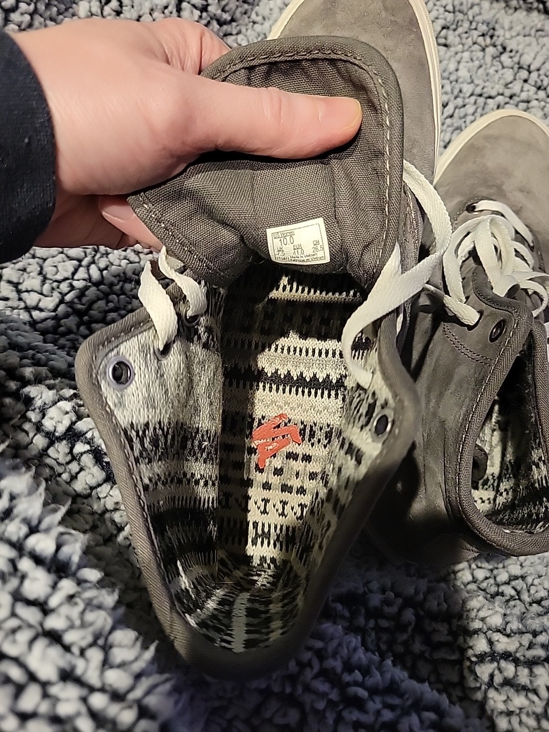 Vans Chukka Boot Mid Gray Suede High Top Sneakers Skate Shoes thumbnail 8