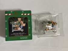1990s Enesco Christmas Ornament General Mills "Cartin' Home Holiday Treats"