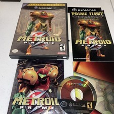 Metroid Prime (Nintendo GameCube, 2004) Complete in Box 100%