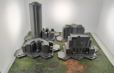 City set hex 2 6mm terrain FAST SHIP|Alternate Wargaming Miniature