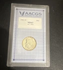 1963-D Franklin Half Dollar 50C AACGS MS63 Graded Slabbed Coin