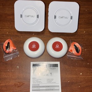 CallToU Wireless caregiver pager  2 chimes and 2 call buttons (NEW)