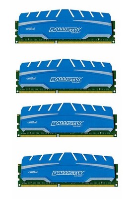 Crucial Ballistix Sport XT 16 GB (4x4GB) BLS4G3D169DS3 DDR3 PC3-12800  #154699