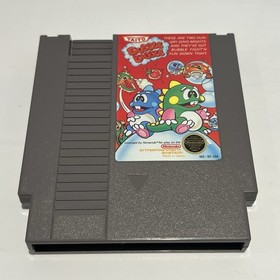 Bubble Bobble (Nintendo NES, 1988) Cartridge & Manual Authentic Tested