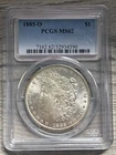 1885 O  MORGAN DOLLAR PCGS MS62