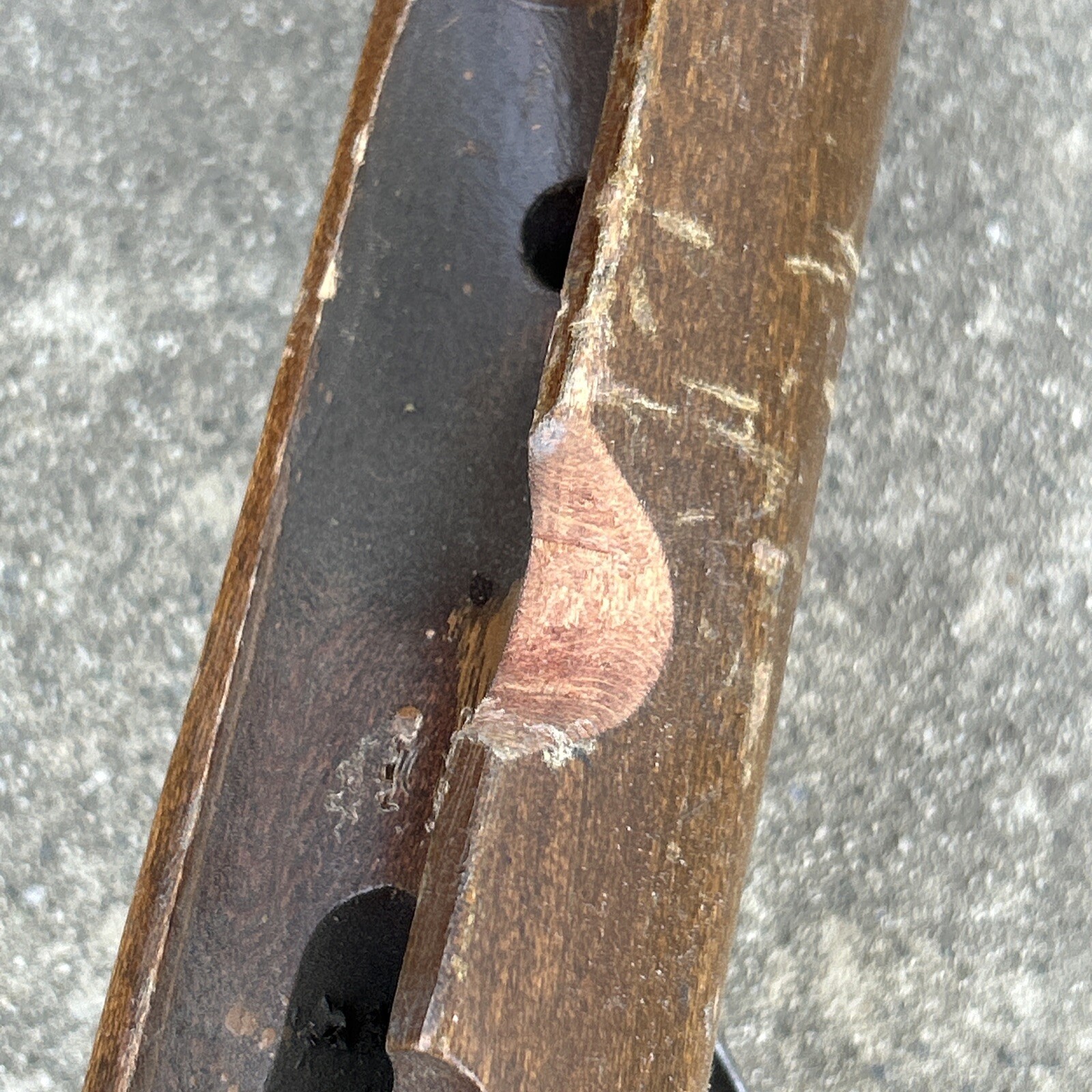 Gun Stock Unkown Wood Rifle  Shooting Gallery Parts Lot  Arcade Game IF26