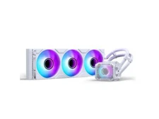 Phanteks Glacier One 360M25 G2 AIO Liquid CPU Cooler, White, RGB Pump Cap Design