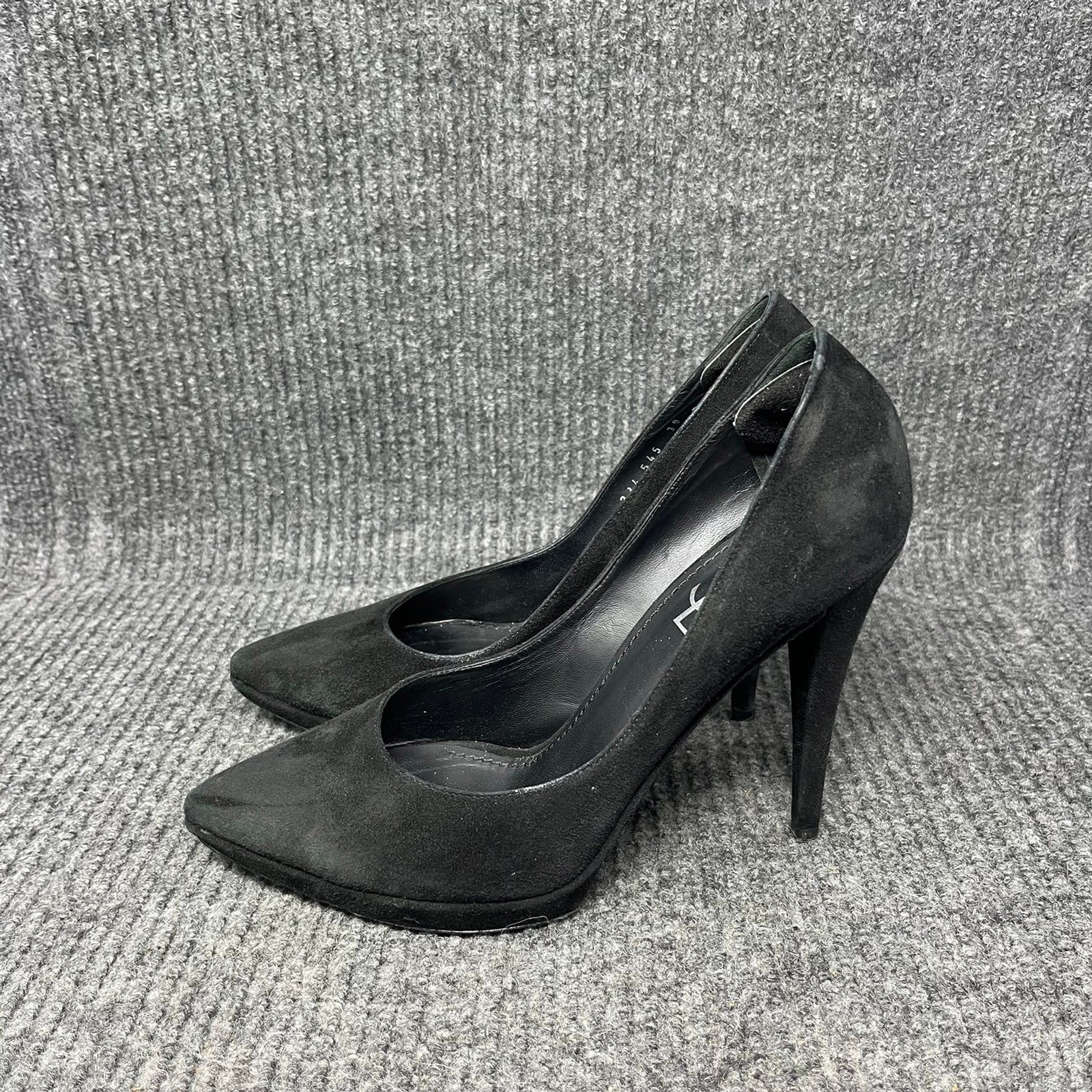 Saint Laurent YSL Janis Pumps Heels Black Suede Women’s Size 40 / US 9.5 thumbnail 3
