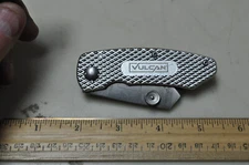 VULCAN  Box Cutter Utility Knife Liner Lock Pocket Clip , used see pictures