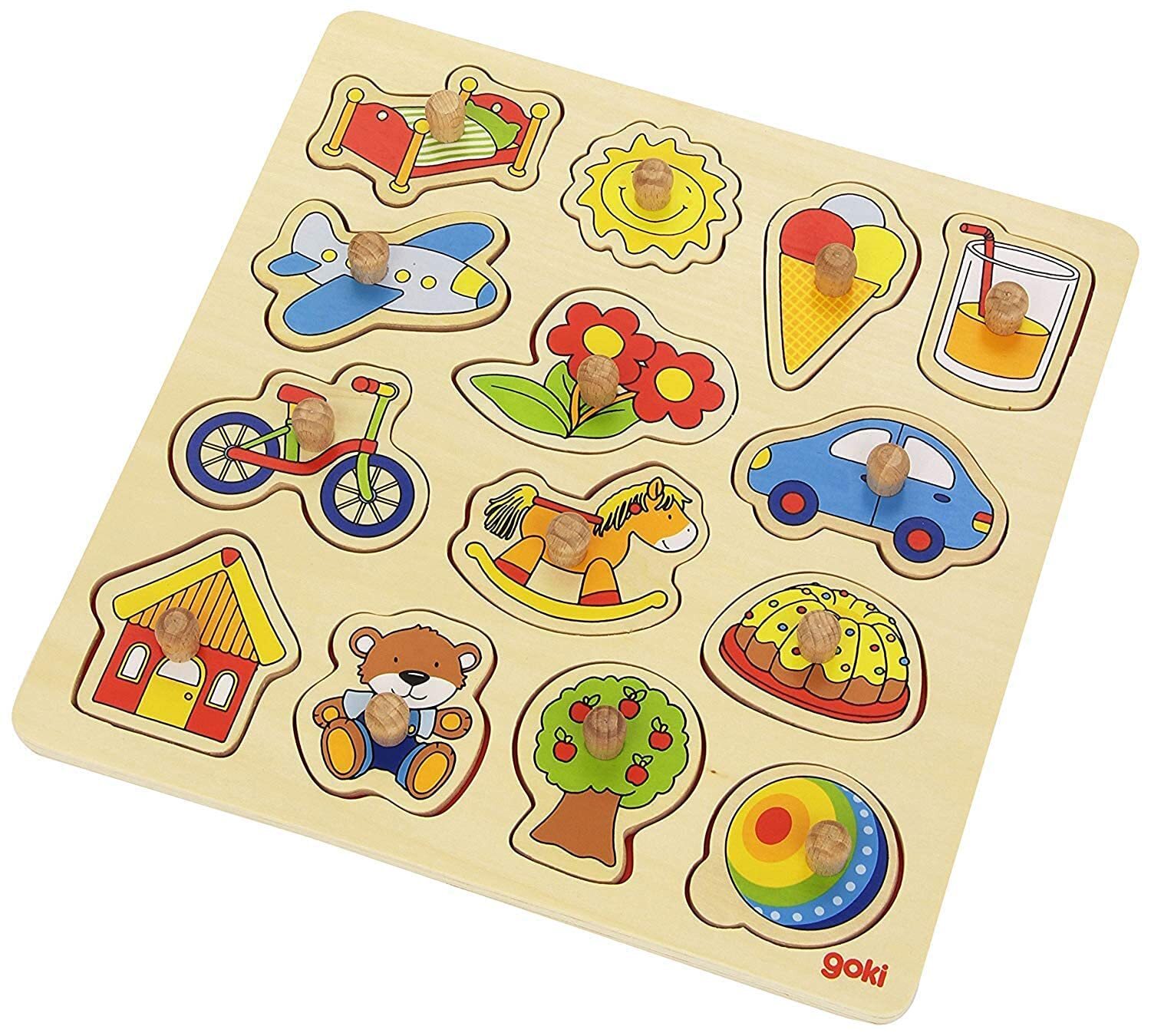 Goki 57576 Lift Out Puzzle Rocking Horse Ball Single