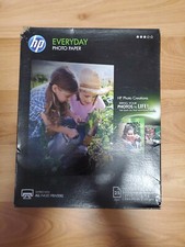 HP Everyday Glossy Photo Paper 25 Sheets 8.5" x 11" Q5498A New In Box