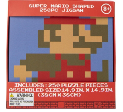 Nintendo Super Mario Bros Puzzle Tin with 250-Piece Jigsaw Puzzle