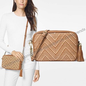 michael kors woven bag